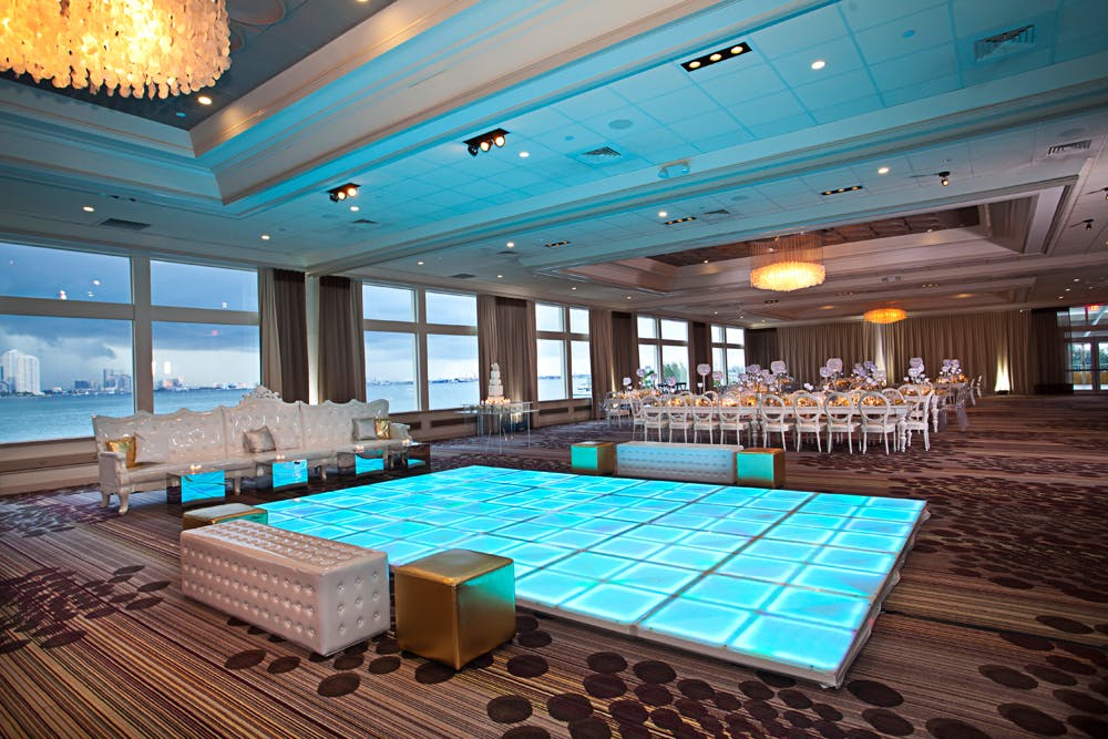 dance floor at event